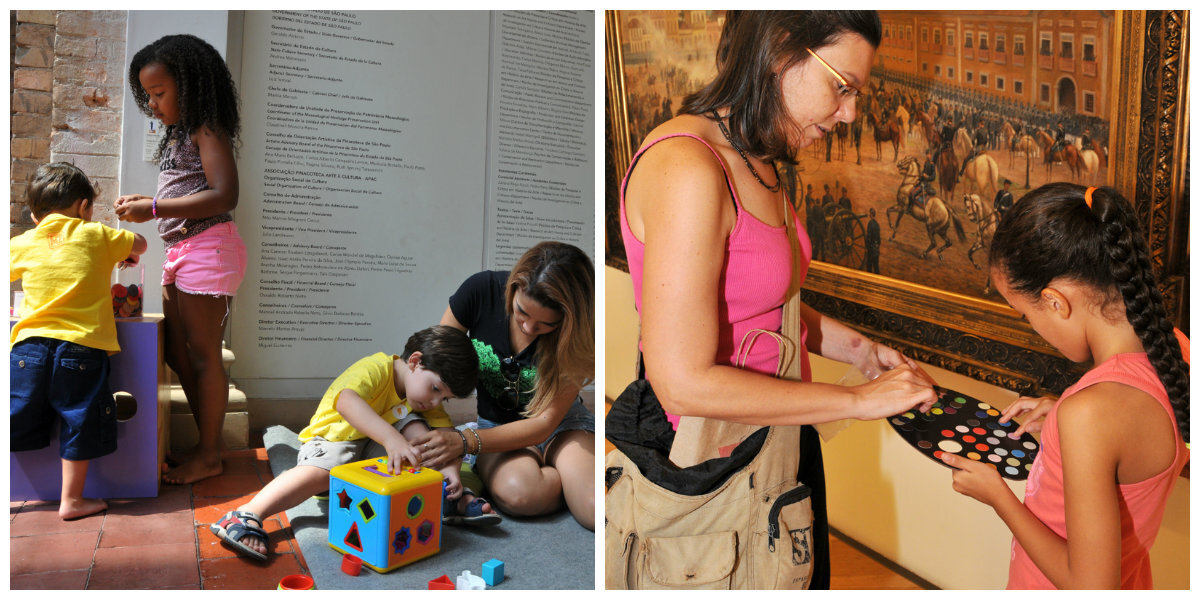 O PinaFamília propõe um dia de atividades lúdicas para incluir toda a família e interagir com o museu de um jeito diferente.